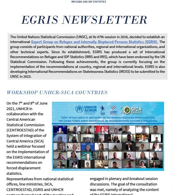 EGRISS Newsletter – Sep 2021