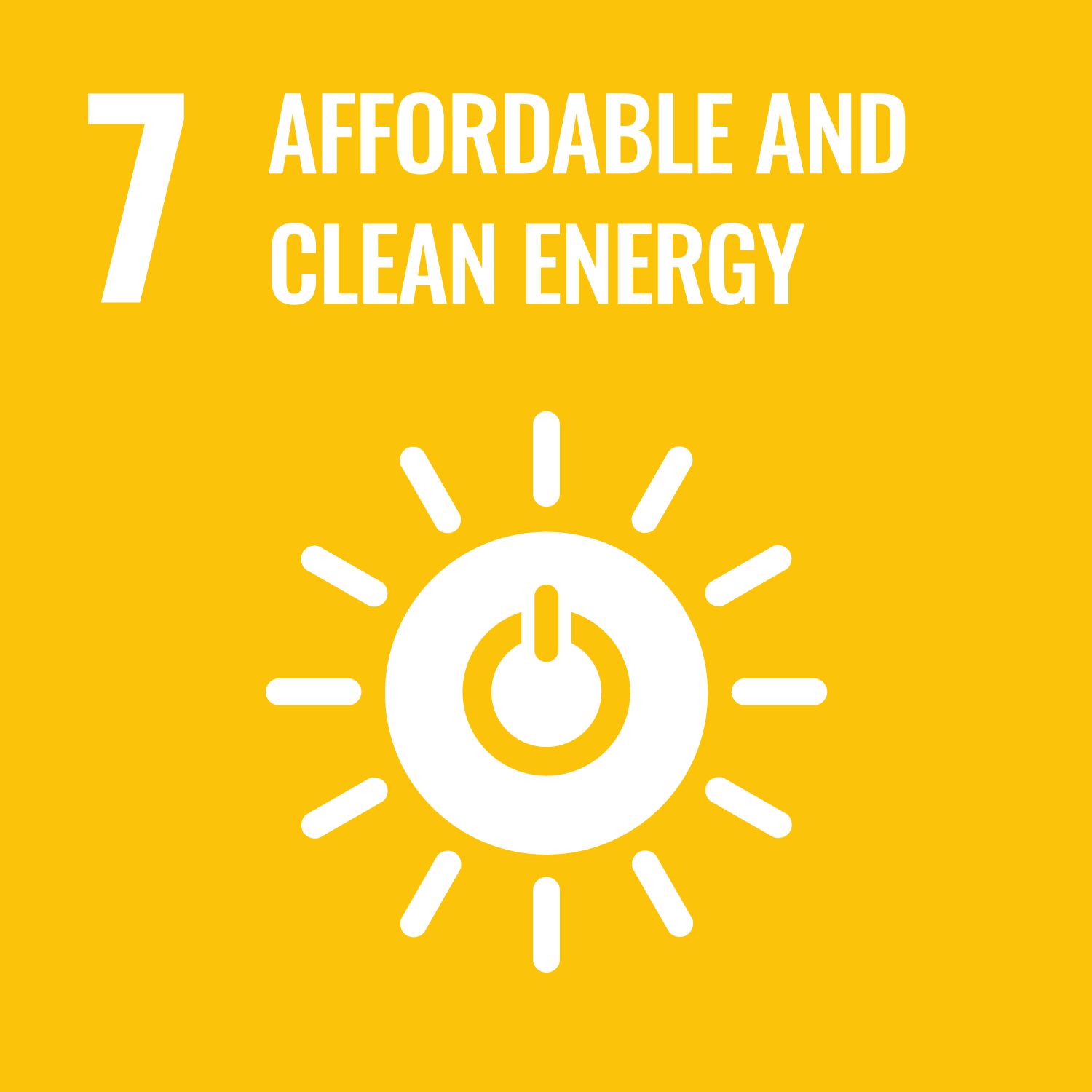 SDG 7 Affordable Energy