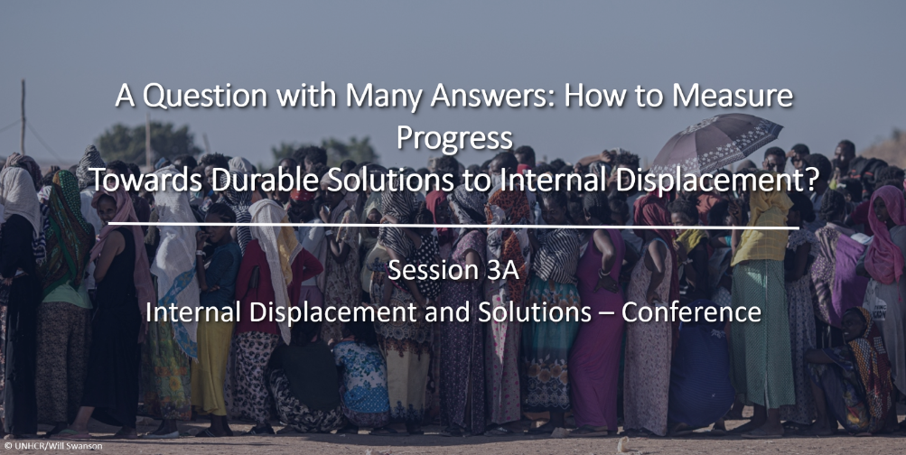 Measuring Durable Solutions: EGRISS’ session at the Conference on Internal Displacement and Solutions 