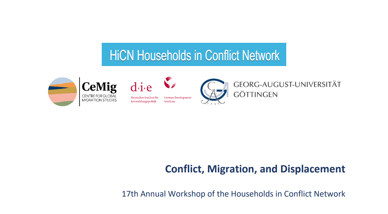 17th Annual Workshop of the Households in Conflict Network