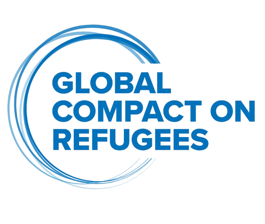 Global Compact on Refugees logo