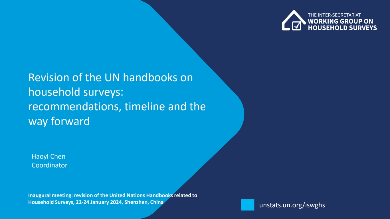 Recommendations, timeline and the way forward