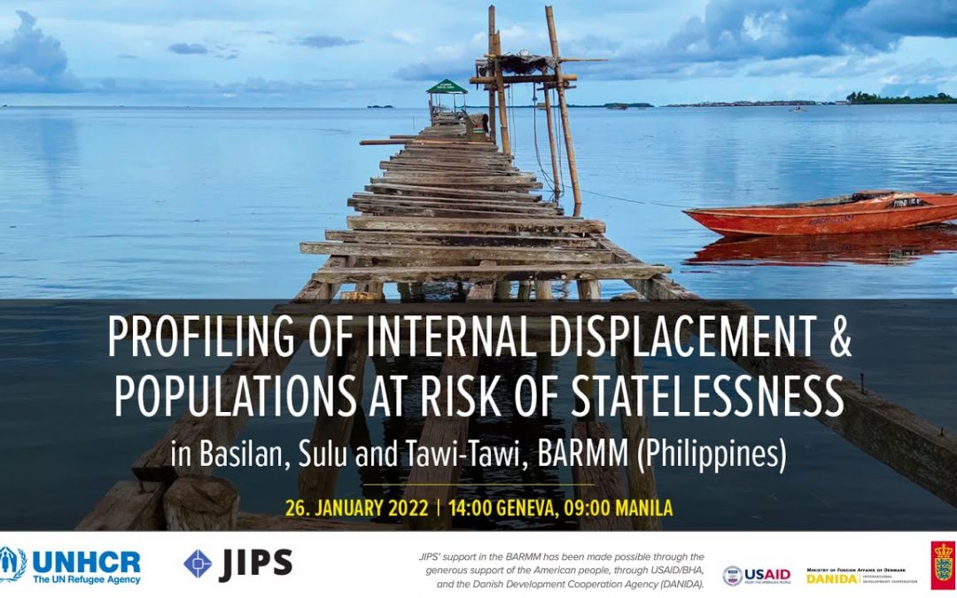 Webinar: Profiling of IDPs and Populations at Risk of Statelessness